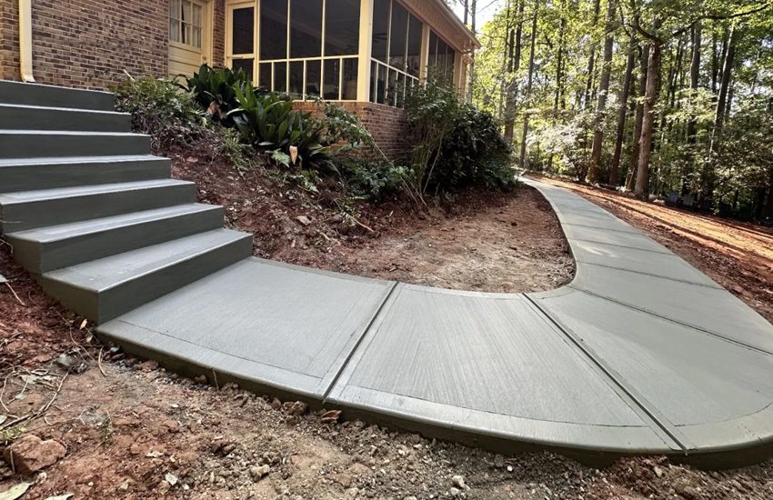 Concrete Walkways & Sidewalks by LU Concrete